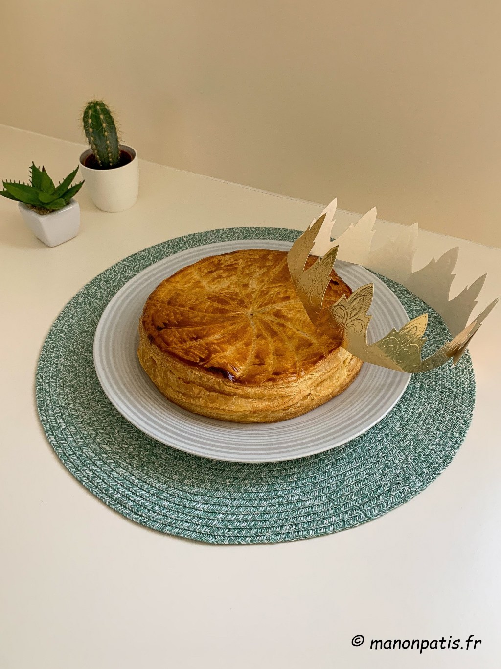 Galette des rois à la&nbsp;frangipane